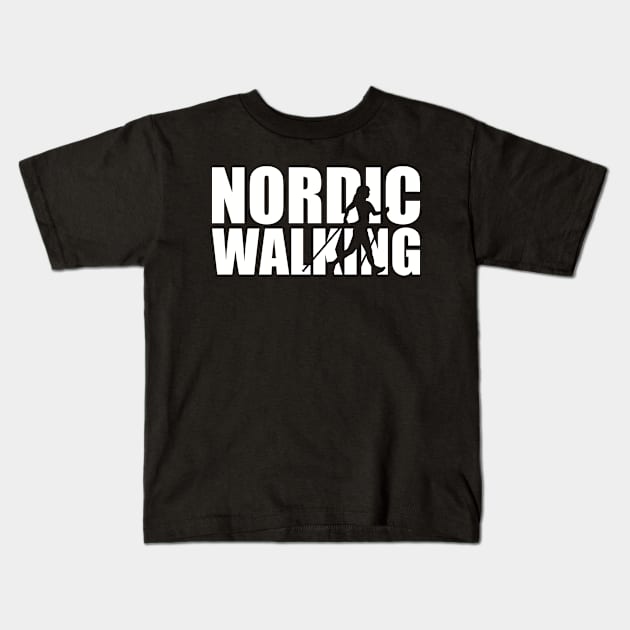 Nordic walking Kids T-Shirt by Designzz